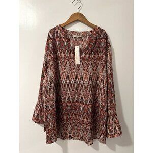 Claudia‎ Richard Bohemian Blouse Size XL